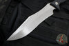 Microtech Arbiter Fixed Blade- Black Handle- Apocalyptic Full Serrated Blade 104-12 AP