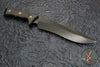 Microtech Arbiter Fixed Blade Knife- Carbon Fiber Scales- DLC Black Full Serrated Edge 104-3 DLCCFS