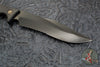 Microtech Arbiter Fixed Blade Knife- Carbon Fiber Scales- DLC Black Full Serrated Edge 104-3 DLCCFS