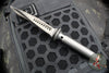 Microtech Titanium Jagdkammando Knife Fixed Blade- Bead Blast- Flamed 105-7 TI