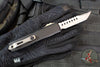 Microtech Ultratech OTF Knife- GEN III ZBP- Hellhound Edge- Black Handle- Apocalyptic Finished Blade 1119-10 AP