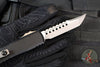 Microtech Ultratech OTF Knife- GEN III ZBP- Hellhound Edge- Black Handle- Apocalyptic Finished Blade 1119-10 AP