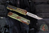 Microtech Ultratech ZBP Zero Blade Play OTF Knife- EX Series- Hellhound Edge- Outbreak Finished Handle- Outbreak Finished Blade 1119EX-1 OBS