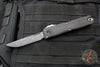 Microtech Ultratech ZBP Zero Blade Play OTF Knife- Clip Point- Black Handle- Vegas Forge Reptilian Pattern Damascus Blade 1121-16 MS4