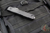 Microtech Ultratech ZBP Zero Blade Play OTF Knife- Clip Point- Black Handle- Vegas Forge Reptilian Pattern Damascus Blade 1121-16 MS4