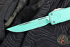 Microtech Ultratech ZBP Zero Blade Play OTF Knife- Single Edge- Cerakote Baja Finished Handle- Baja Finished Blade 1121-1BJ-C18Z15
