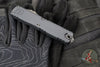 Microtech Ultratech ZBP Zero Blade Play OTF Knife- Single Edge- Shadow Edition- Black Handle- Black DLC Plain Edge Blade- DLC Hardware 1121-1 DLCTSH