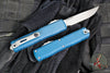 Microtech Ultratech OTF Knife- GEN IV- Single Edge- Deep Ocean Finished Handle- Apocalyptic Finished Blade 11214-10 APDO