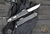 Microtech Ultratech OTF Knife- GEN IV- Single Edge- Black Handle- Stonewash Finished Blade 11214-10