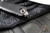 Microtech Ultratech OTF Knife- GEN IV- Single Edge- Black Handle- Stonewash Finished Blade 11214-10