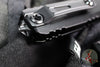 Microtech Ultratech OTF Knife- GEN IV- Single Edge- Tactical- Black Handle- Black Finished Plain Edge Blade 11214-1 T