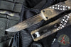 Microtech Ultratech OTF Knife- GEN IV- Single Edge- Wookie Finished Handle- Wookie Finished Plain Edge Blade 11214-1 WY