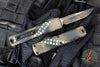 Microtech Ultratech OTF Knife- GEN IV- Single Edge- Wookie Finished Handle- Wookie Finished Plain Edge Blade 11214-1 WY