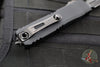 Microtech Ultratech ZBP Zero Blade Play OTF Knife- Double Edge- Shadow Edition- Black Handle- Black DLC Plain Edge Blade- DLC Hardware 1122-1 DLCTSH