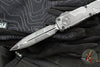 Microtech Ultratech ZBP Zero Blade Play OTF Knife- Double Edge- Urban Camo Comic Finished Handle And Plain Edge Blade 1122-1 UCCOMICS