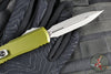 Microtech Ultratech OTF Knife- GEN IV- Double Edge- OD Green Handle- Apocalyptic Finished Blade 11224-10 APOD