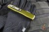 Microtech Ultratech OTF Knife- GEN IV- Double Edge- OD Green Handle- Apocalyptic Finished Blade 11224-10 APOD