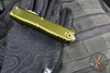 Microtech Ultratech OTF Knife- GEN IV- Double Edge- OD Green Handle- Apocalyptic Finished Blade 11224-10 APOD