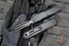 Microtech Ultratech OTF Knife- GEN IV- Tactical- Double Edge- Black Handle- Black Finished Full Serrated Edge Blade 11224-3 T
