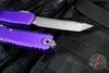 Microtech Ultratech OTF Knife- GEN IV- Tanto Edge- Purple Handle- Apocalyptic Finished Blade 11234-10 APPU