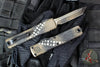 Microtech Ultratech OTF Knife- GEN IV- Tanto Edge- Wookie Finished Handle- Wookie Finished Plain Edge Blade 11234-1 WY