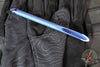 Microtech Tac-P Mini- Titanium- Antique Blue Anodized 112M-MS1