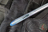 Microtech Tac-P Mini- Titanium- Ice Blue Anodized 112M-MS3