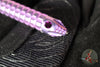 Microtech Tac-P Mini- Titanium- Purple Haze Anodized- Purple Titanium Glassbreaker 112M-MS4