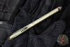Microtech Tac-P Mini- Titanium- Antique Gold Anodized- Gold Finished Titanium Glassbreaker 112M-MS5