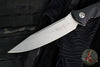 Microtech Socom Alpha- Single Edge- Black Handle- Apocalyptic Plain Edge Blade 113-10 AP