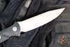 Microtech Socom Alpha- Single Edge- Black Handle- Apocalyptic Plain Edge Blade 113-10 AP