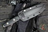 Microtech Socom Alpha- Single Edge- Black Handle- Apocalyptic Plain Edge Blade 113-10 AP