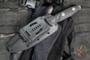 Microtech Socom Alpha- Single Edge- Black Handle- Apocalyptic Plain Edge Blade 113-10 AP