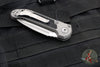 Microtech LUDT OTS Knife- Natural Clear Finished Handle- Apocalyptic Plain Edge Blade 1135-10 APNC