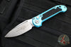 Microtech LUDT OTS Knife- Turquoise Handle- Stonewash Blade 1135-10 TQ