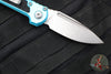 Microtech LUDT OTS Knife- Turquoise Handle- Stonewash Blade 1135-10 TQ