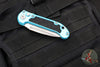 Microtech LUDT OTS Knife- Turquoise Handle- Stonewash Blade 1135-10 TQ
