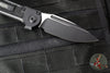 Microtech LUDT OTS Knife- Single Edge- Tactical- Black Handle- Black Plain Edge Blade 1135-1 T