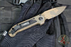 Microtech LUDT OTS Knife- Single Edge- Topographic Badlands Finished Handle And Plain Edge Blade 1135-1 TPBNCS-Z4