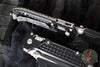 Microtech LUDT- Ram Lok Manual- Single Edge- Frag Pattern Black Finished Aluminum Handle- Black Finished Blade 1135RL-1 FR