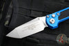 Microtech LUDT OTS Knife- Blue Handle- Stonewash Blade 1136-10 BL