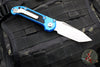 Microtech LUDT OTS Knife- Blue Handle- Stonewash Blade 1136-10 BL
