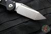 Microtech LUDT OTS Knife- Black Handle- Stonewash Blade 1136-10