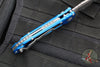 Microtech LUDT OTS Knife- Tanto Edge- Blue Handle- Apocalyptic Full Serrated Blade 1136-12 APBL