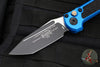 Microtech LUDT OTS Knife- Blue Handle- Black Blade 1136-1 BL