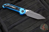 Microtech LUDT OTS Knife- Blue Handle- Black Blade 1136-1 BL