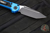 Microtech LUDT OTS Knife- Blue Handle- Black Blade 1136-1 BL