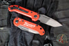 Microtech LUDT OTS Knife- Smooth Body- Tanto Edge- Special Milwaukee Tool Graphics 1136-1 MWS