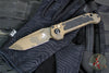 Microtech LUDT OTS Knife- Tanto Edge- Topographic Badlands Finished Handle And Plain Edge Blade 1136-1 TPBNCS-Z4