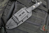 Microtech Socom Alpha Fixed Blade- Tanto Edge- Apocalyptic Part Serrated Blade 114-11 AP